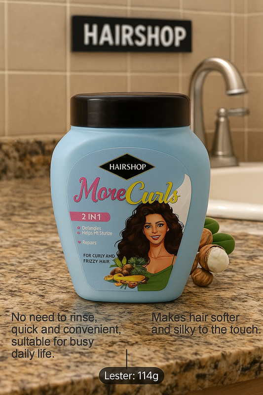 HairShop MoreCurls 2-in-1 Curl Defining & Moisturizing Cream – 114g